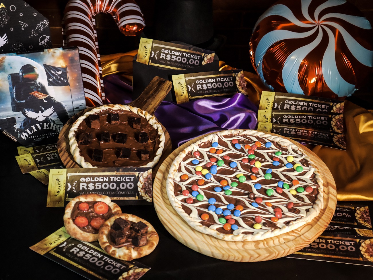 Páscoa: Oliver’s Pizza lança campanha “A Fantástica Fábrica de Pizzas da Galáxia”