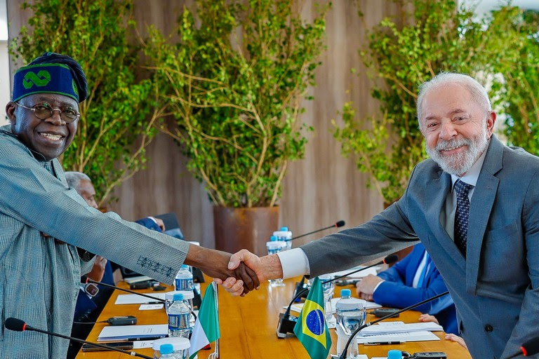 Em bilateral com presidente da Nigéria, Lula discute ampliação do intercâmbio comercial