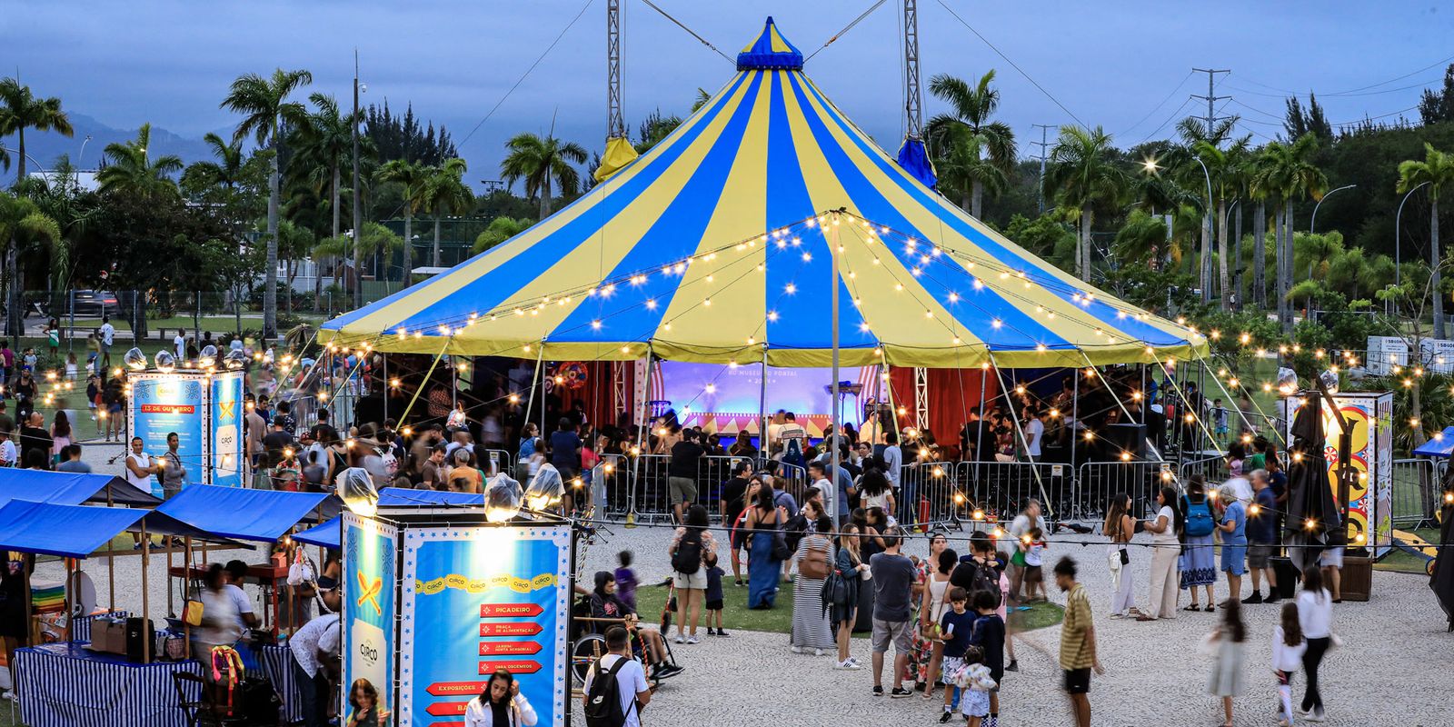 Maratona circense encanta público no museu do pontal