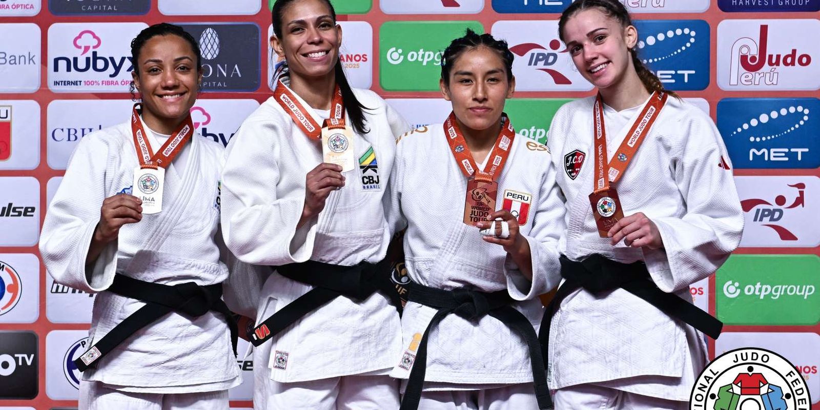 Brasil brilha no grand prix de judô em lima com quatro medalhas