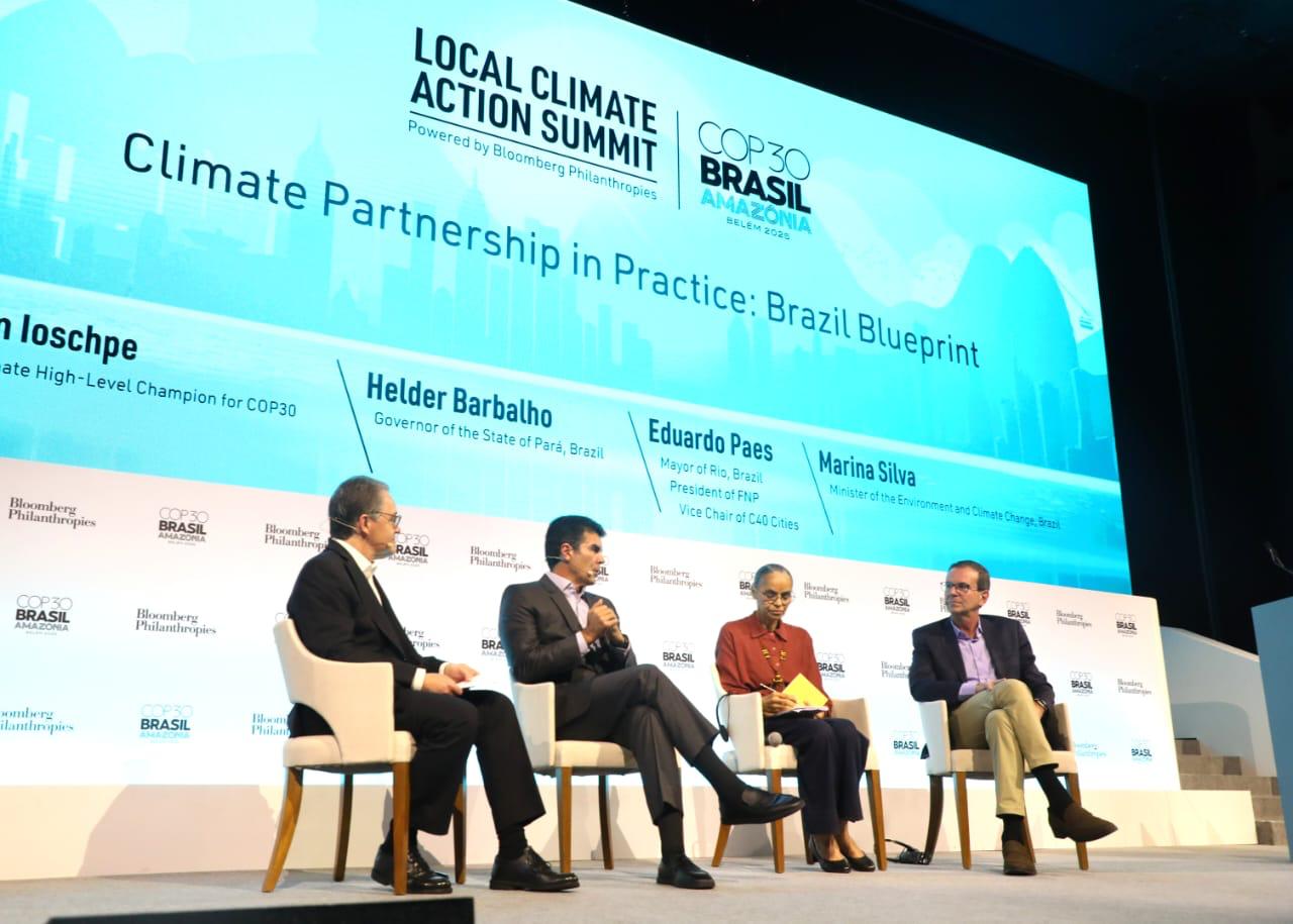 Líderes locais apresentam plano climático ambicioso para a cop30
