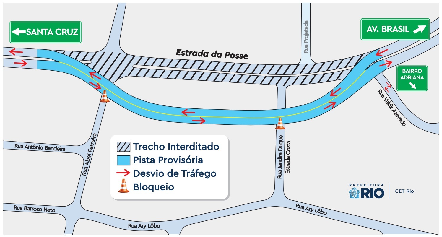 Anel viário de campo grande: obras avançam e estrada da posse é interditada