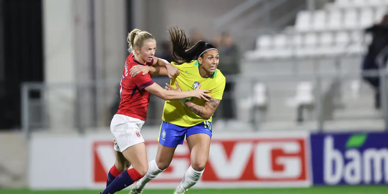 Seleção feminina sofre revés contra a noruega em amistoso na espanha