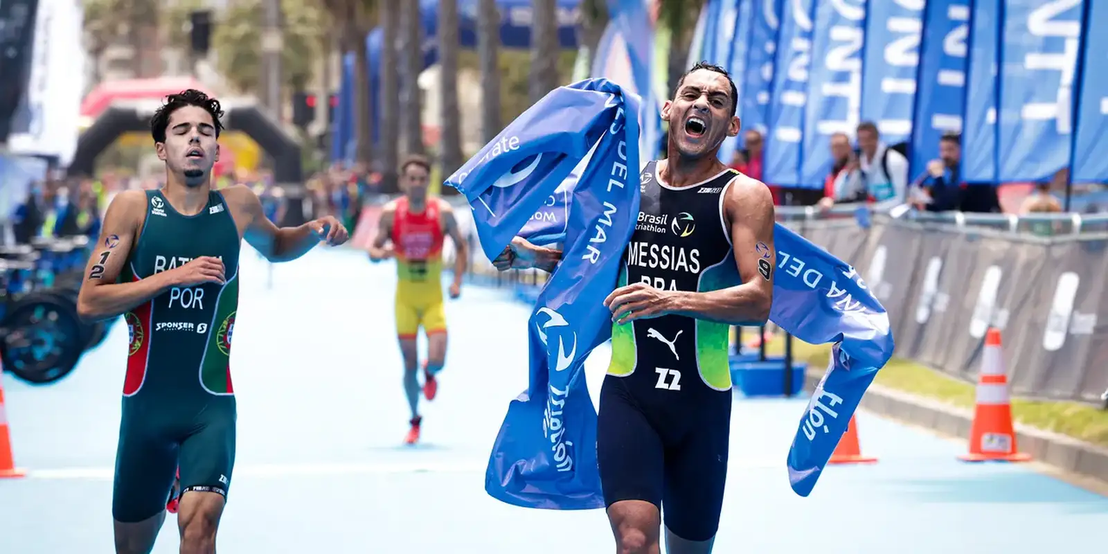 Triatleta brasileiro manoel messias conquista bicampeonato na copa do mundo no chile