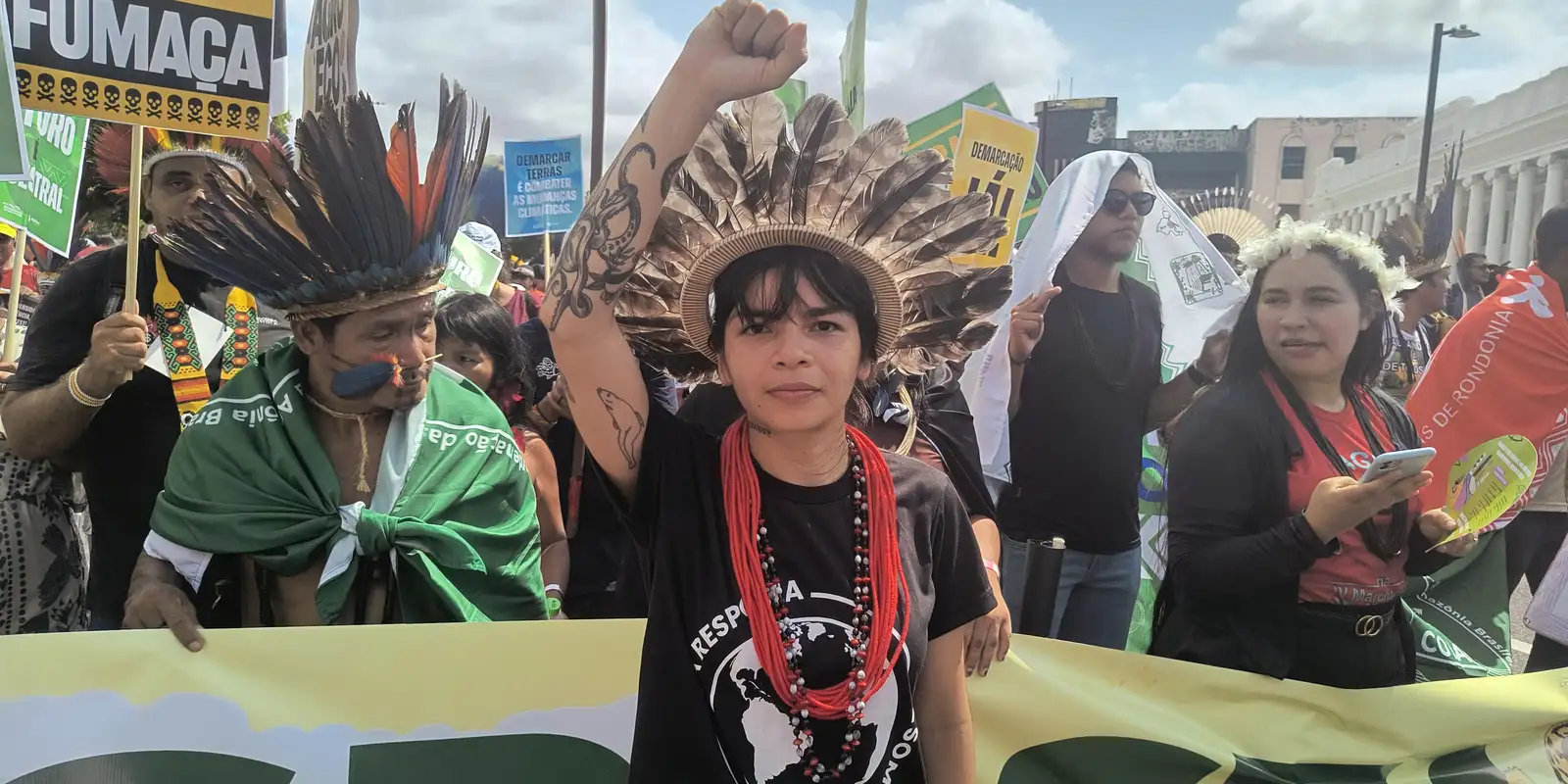 Txai suruí clama por voz ativa indígena na cop30