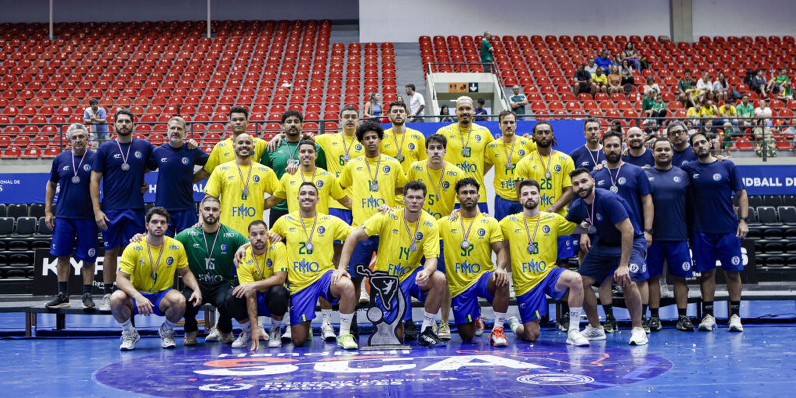 Brasil garante vaga no Mundial de handebol de 2027 apesar de vice para a Argentina