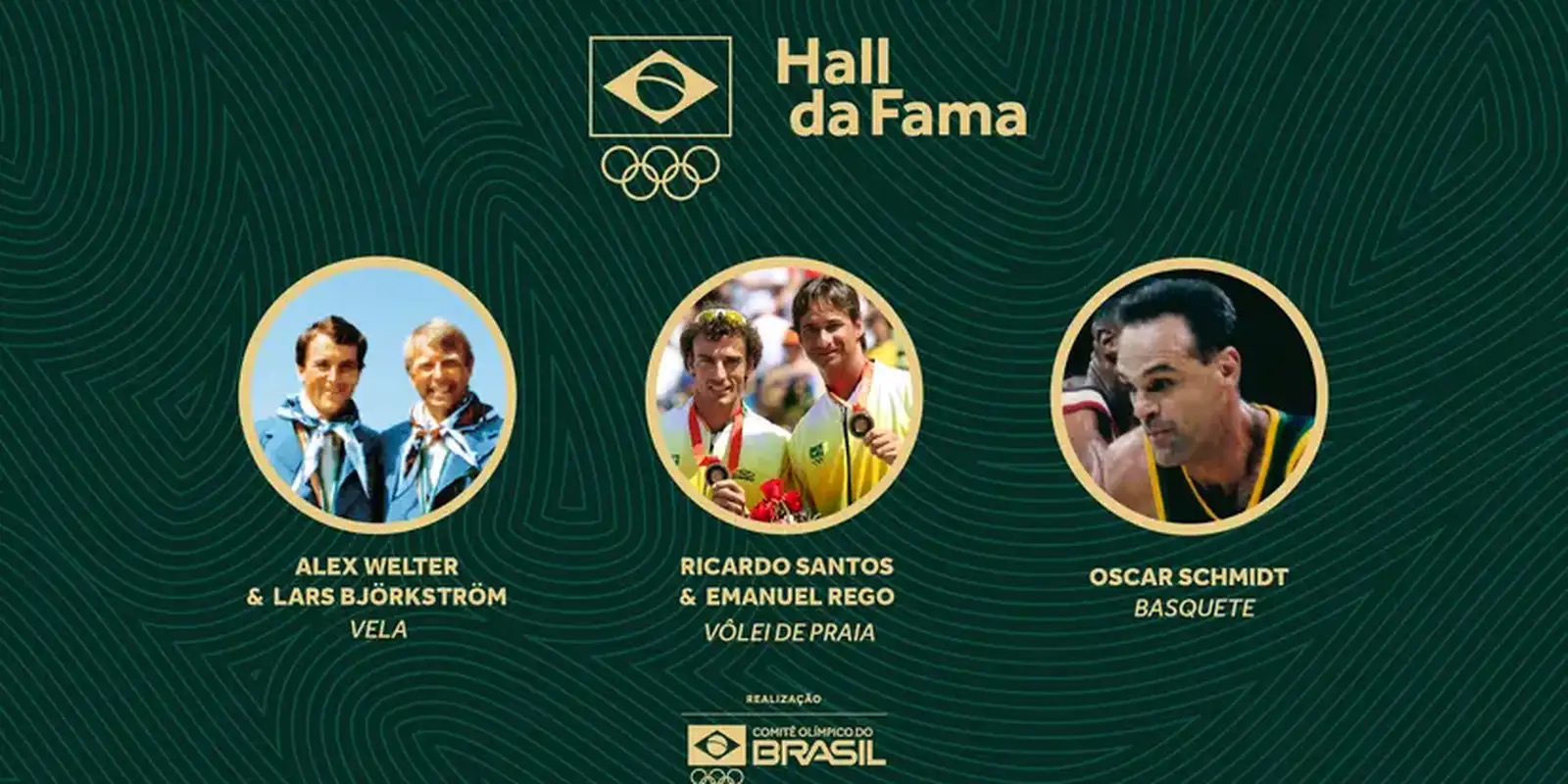 COB anuncia os novos gigantes do esporte que entram para o Hall da Fama