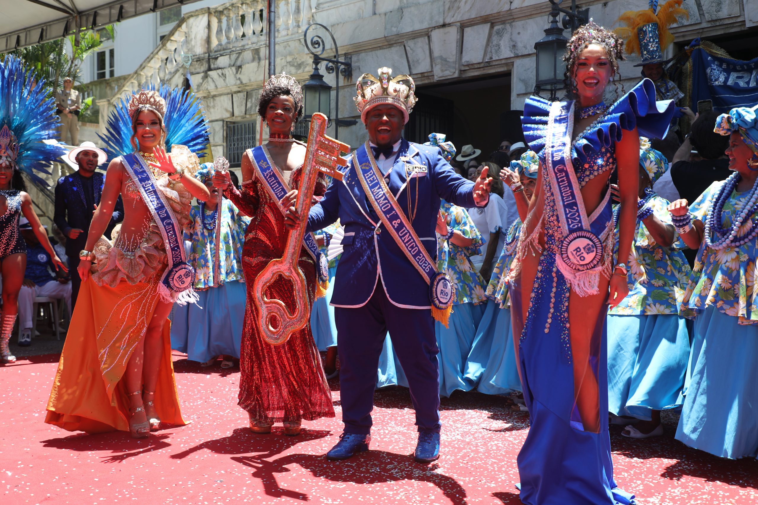 Carnaval do Rio 2026: Rei Momo recebe a chave da cidade e dá o pontapé inicial na folia