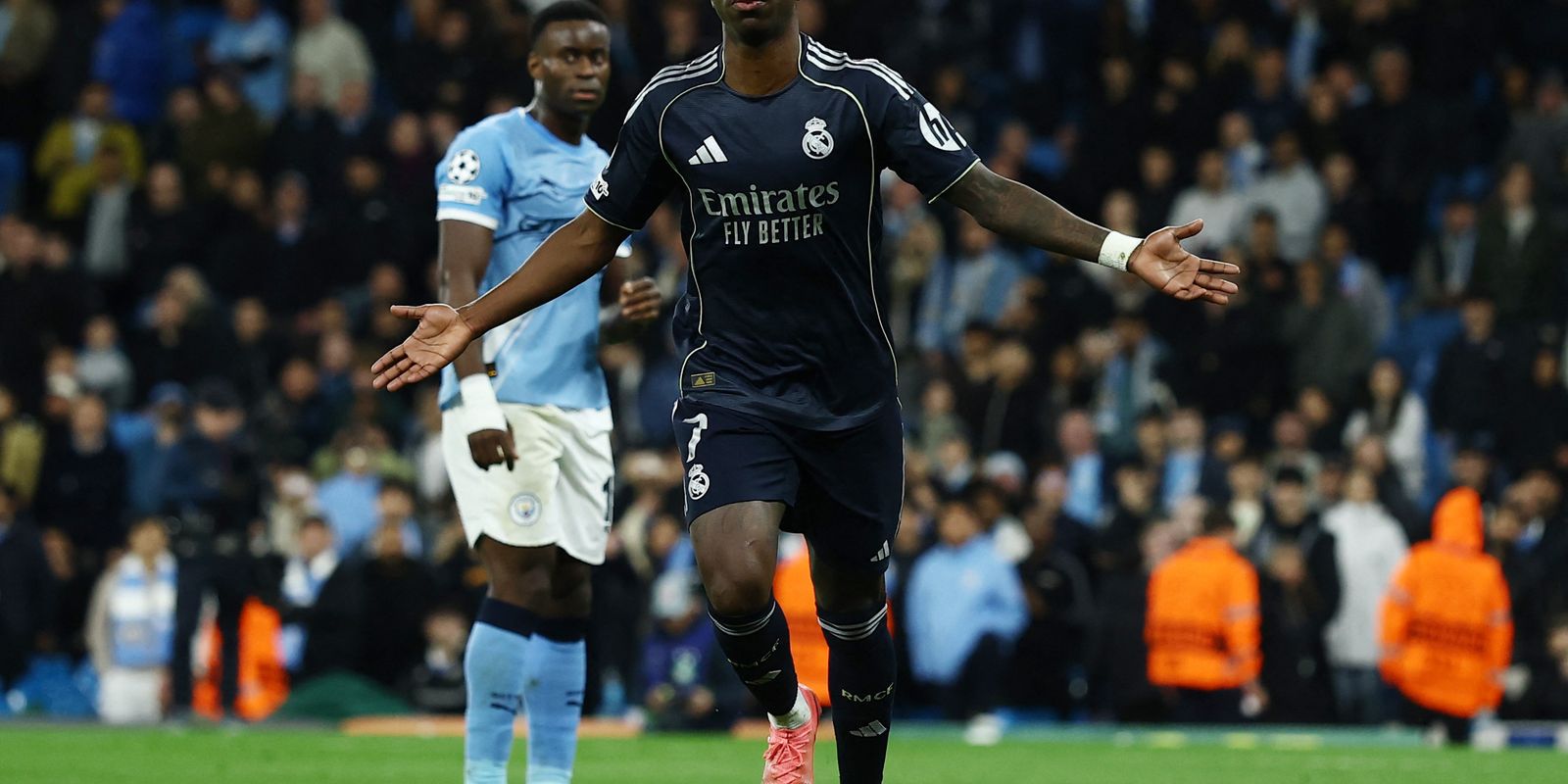 Vini Jr. comanda vitória do Real Madrid e elimina Manchester City da Champions