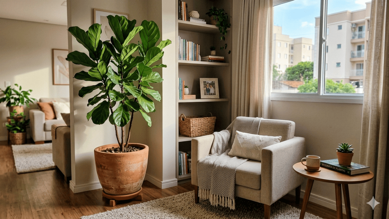 A Ficus lyrata: a planta da moda que transforma sua casa rapidamente