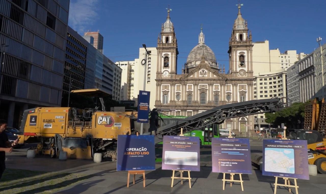 Asfalto Liso: mais uma etapa do programa começa no Centro do Rio