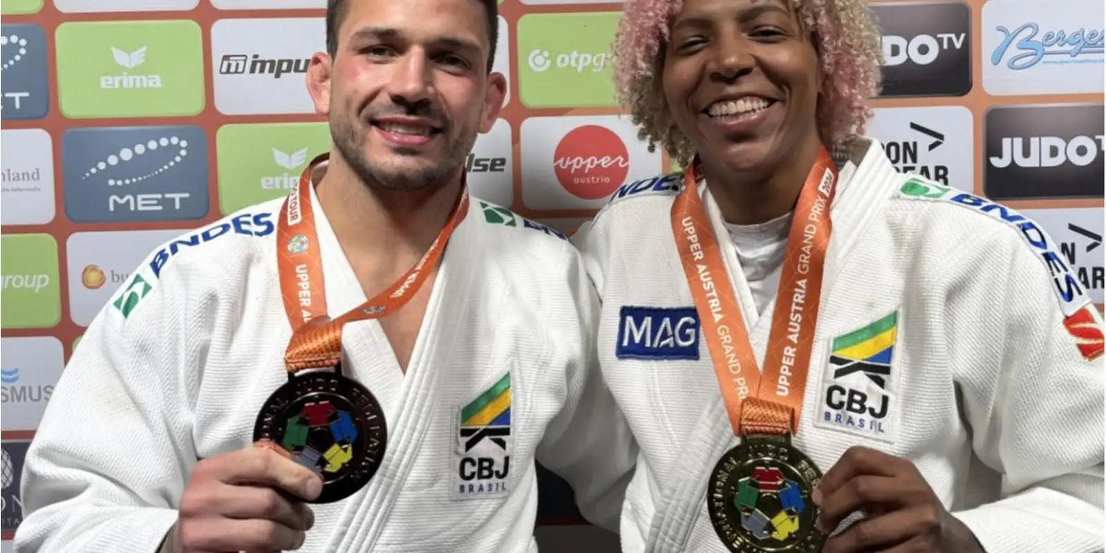Rafaela Silva brilha com ouro e Daniel Cargnin fatura bronze no Grand Prix de judô da Áustria