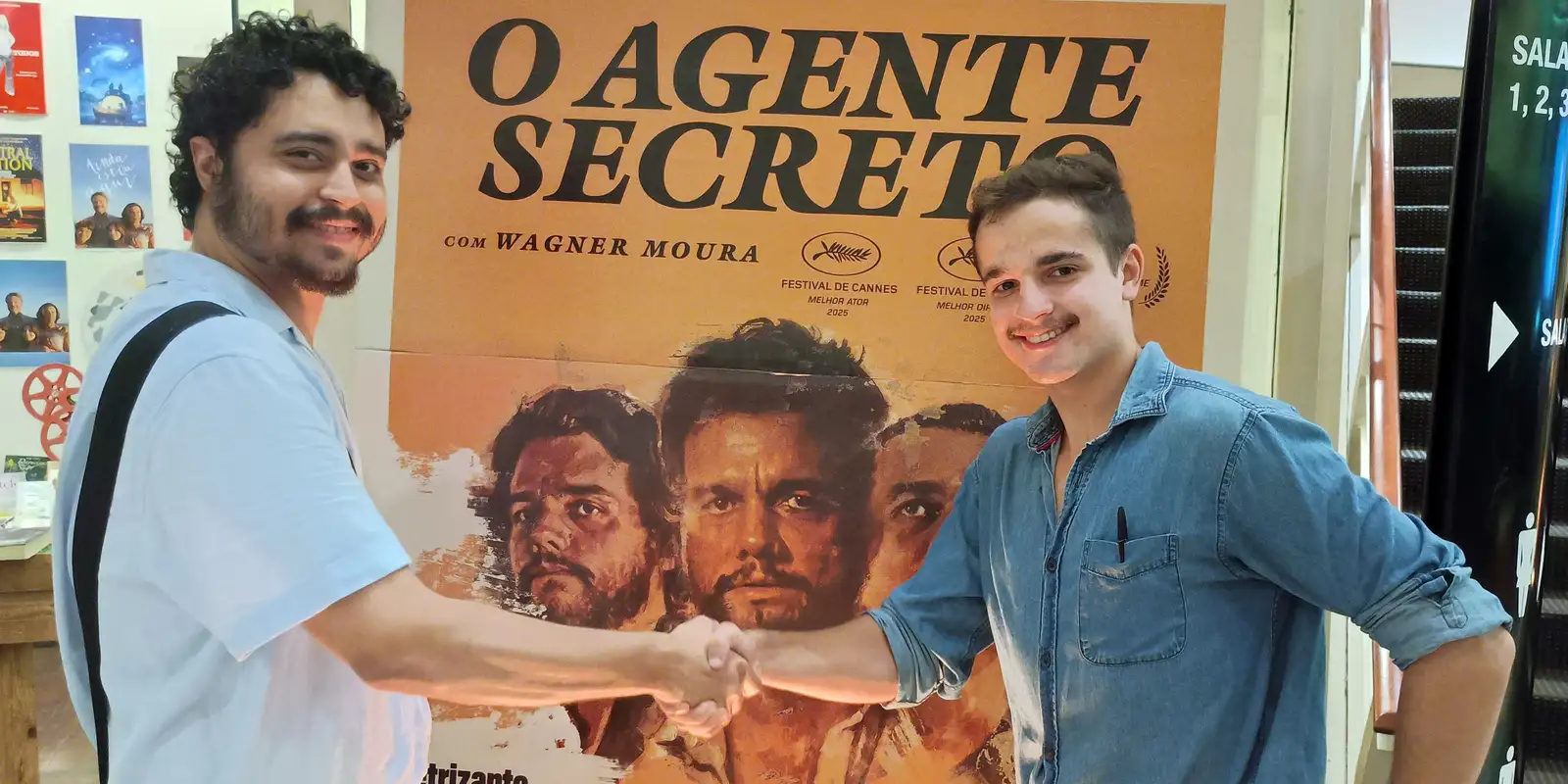 Concurso de sósias de Wagner Moura celebra o Oscar no Rio de Janeiro