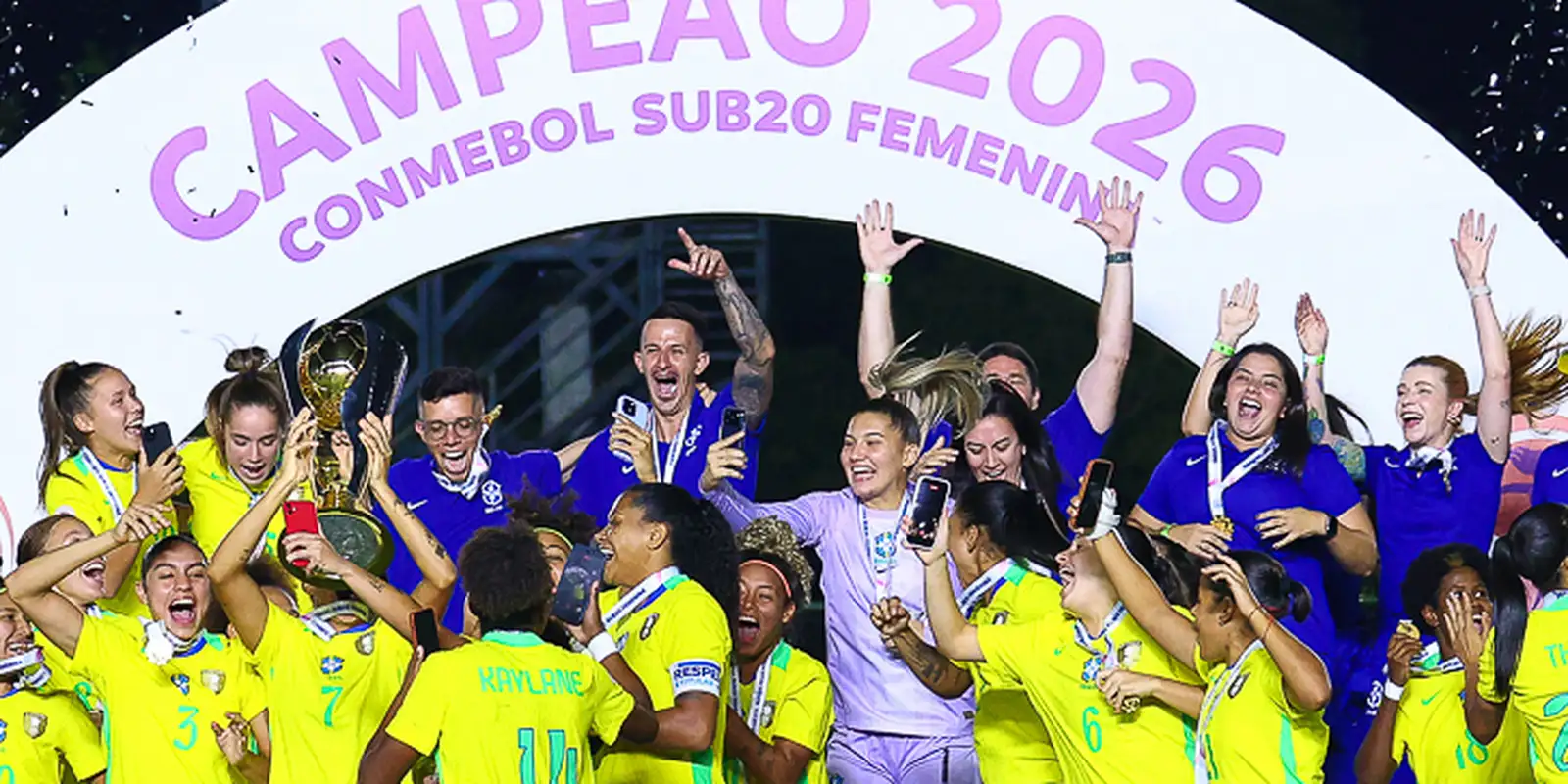 Brasil é campeão! Seleção feminina sub-20 faz história e garante vaga no Mundial