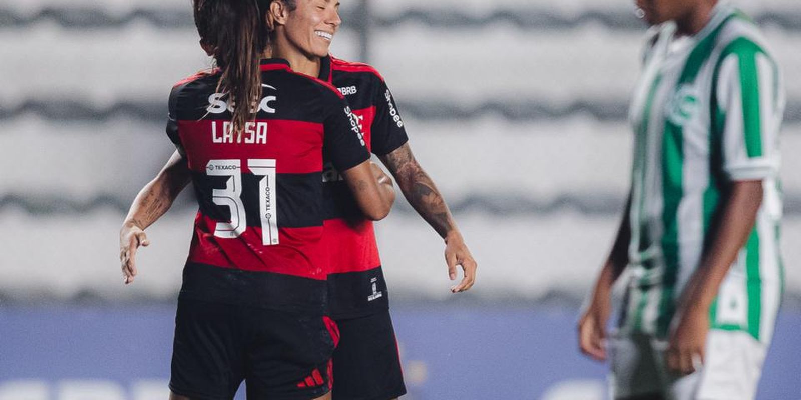 Flamengo vence Juventude por 3 a 1 e assume 3ª posição no Brasileiro Feminino