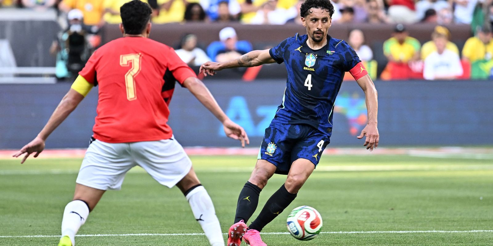 Brasil vence Egito em último teste e mira estreia na Copa do Mundo