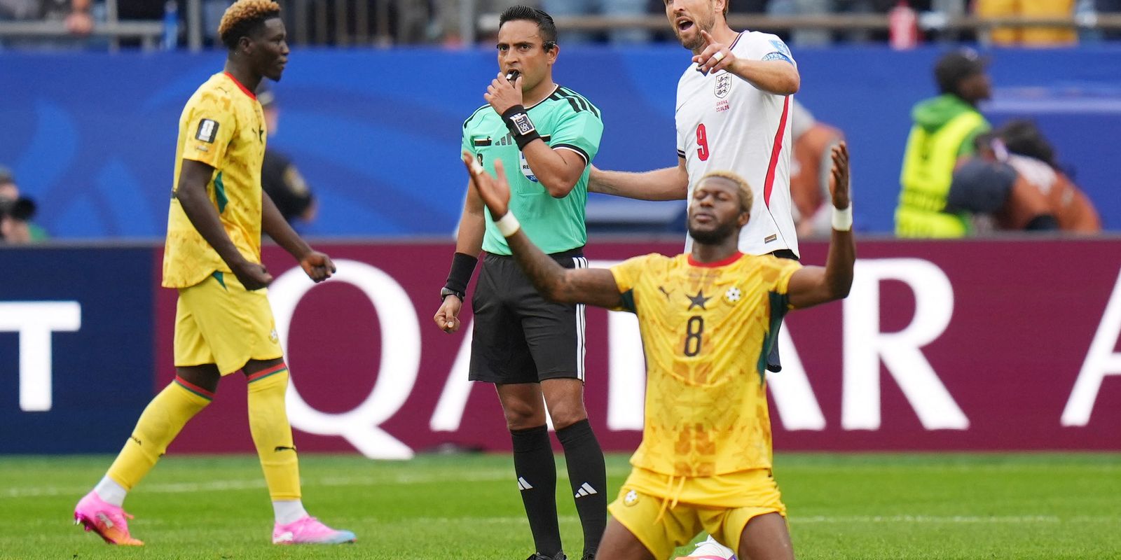 Copa do Mundo: Gana segura a Inglaterra e embolam a liderança do Grupo L