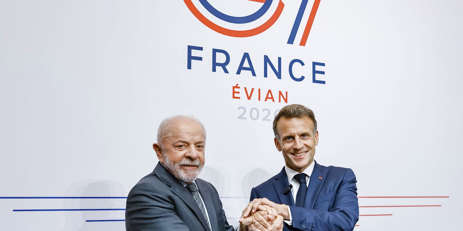 Lula encontra Macron e Parmelin: defesa e comércio em pauta antes do G7