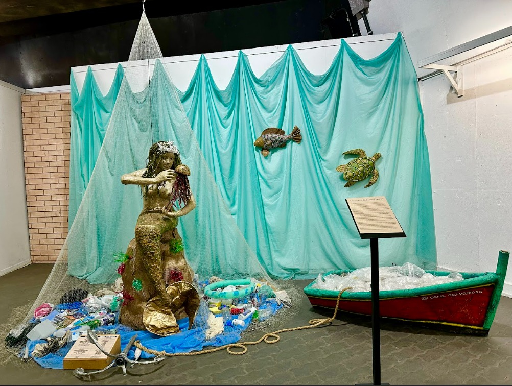 Galpão das Artes Urbanas recebe instalação que ecoa o grito dos oceanos