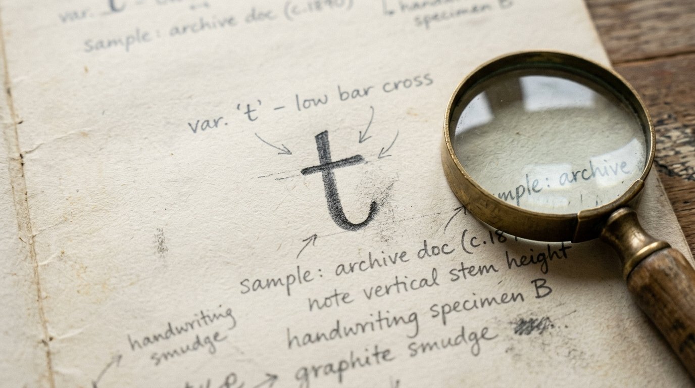 A grafologia desvenda: sua letra T pode revelar se você é tímido