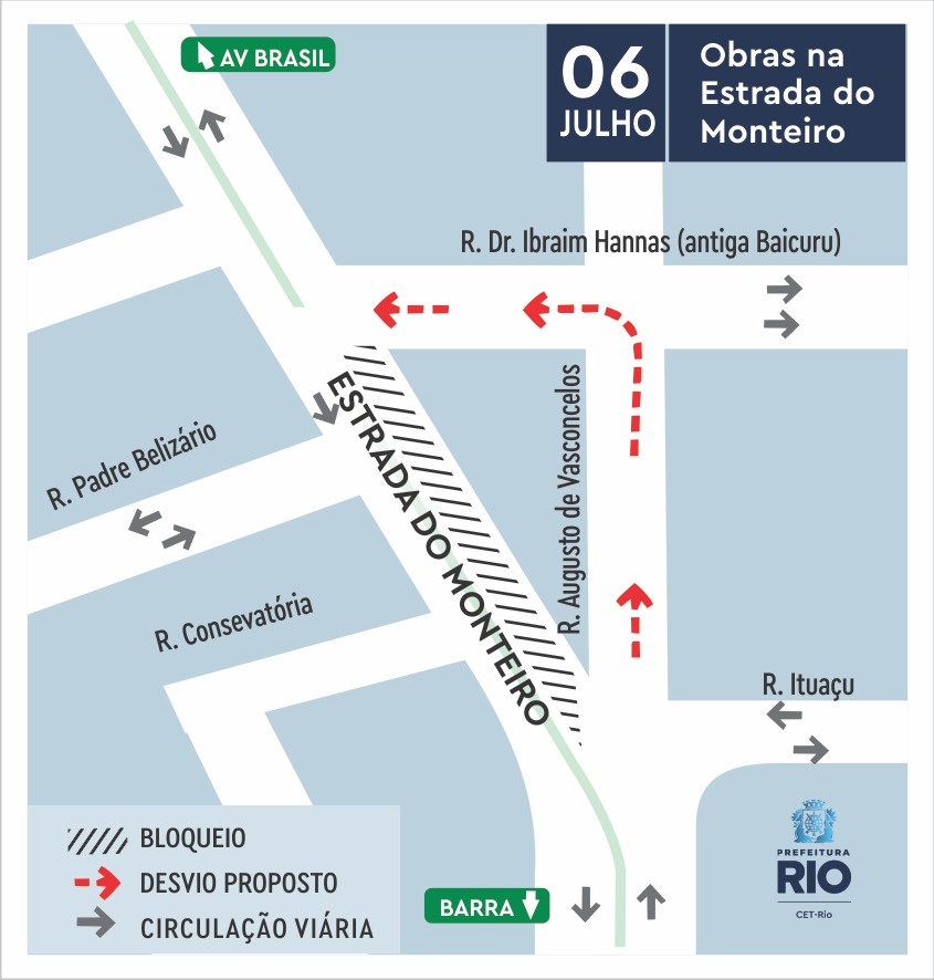 Atenção, motoristas! CET-Rio anuncia mudanças no trânsito de Campo Grande