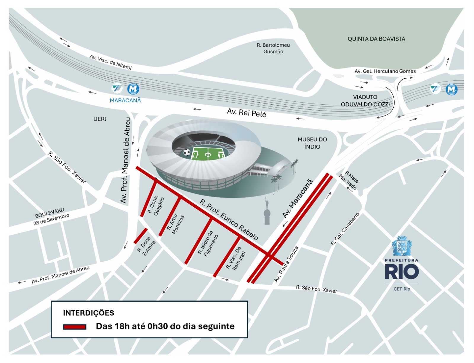 Maracanã terá trânsito alterado para amistoso Fluminense x Nova Iguaçu nesta quarta