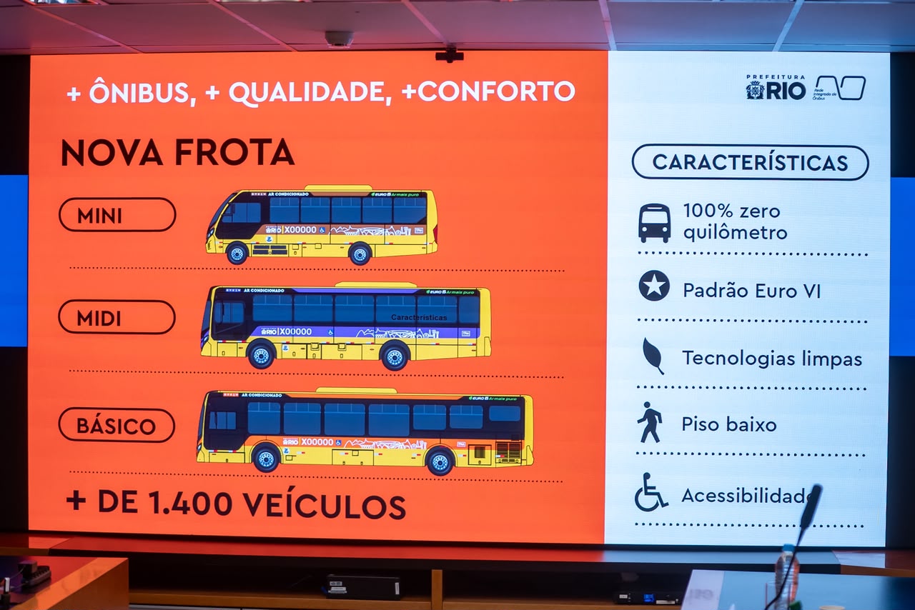 Prefeitura do Rio avança na renovação de frota com edital da 2ª etapa do Sistema RIO