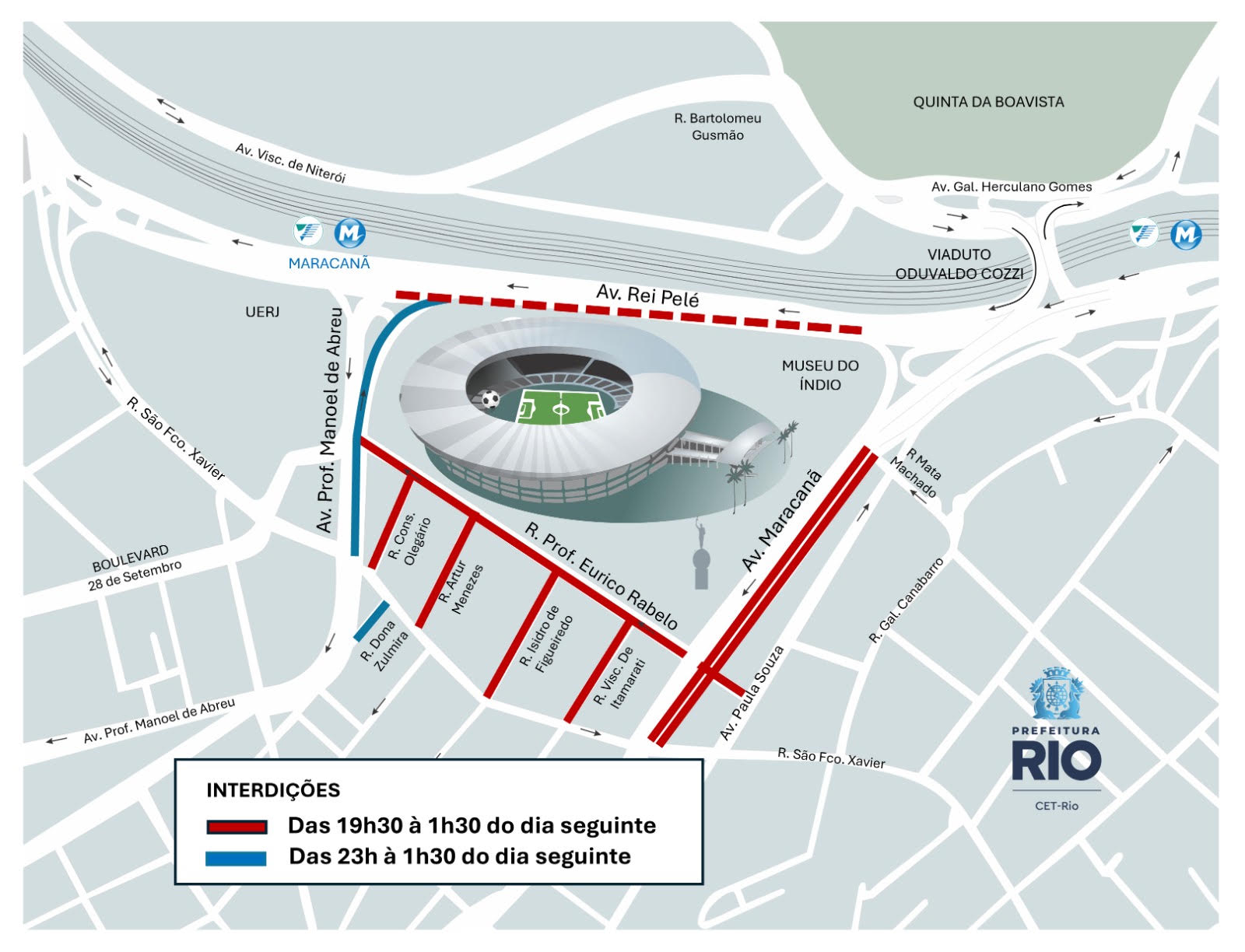 Atenção torcedor: trânsito no Maracanã terá esquema especial para Fluminense x Bahia