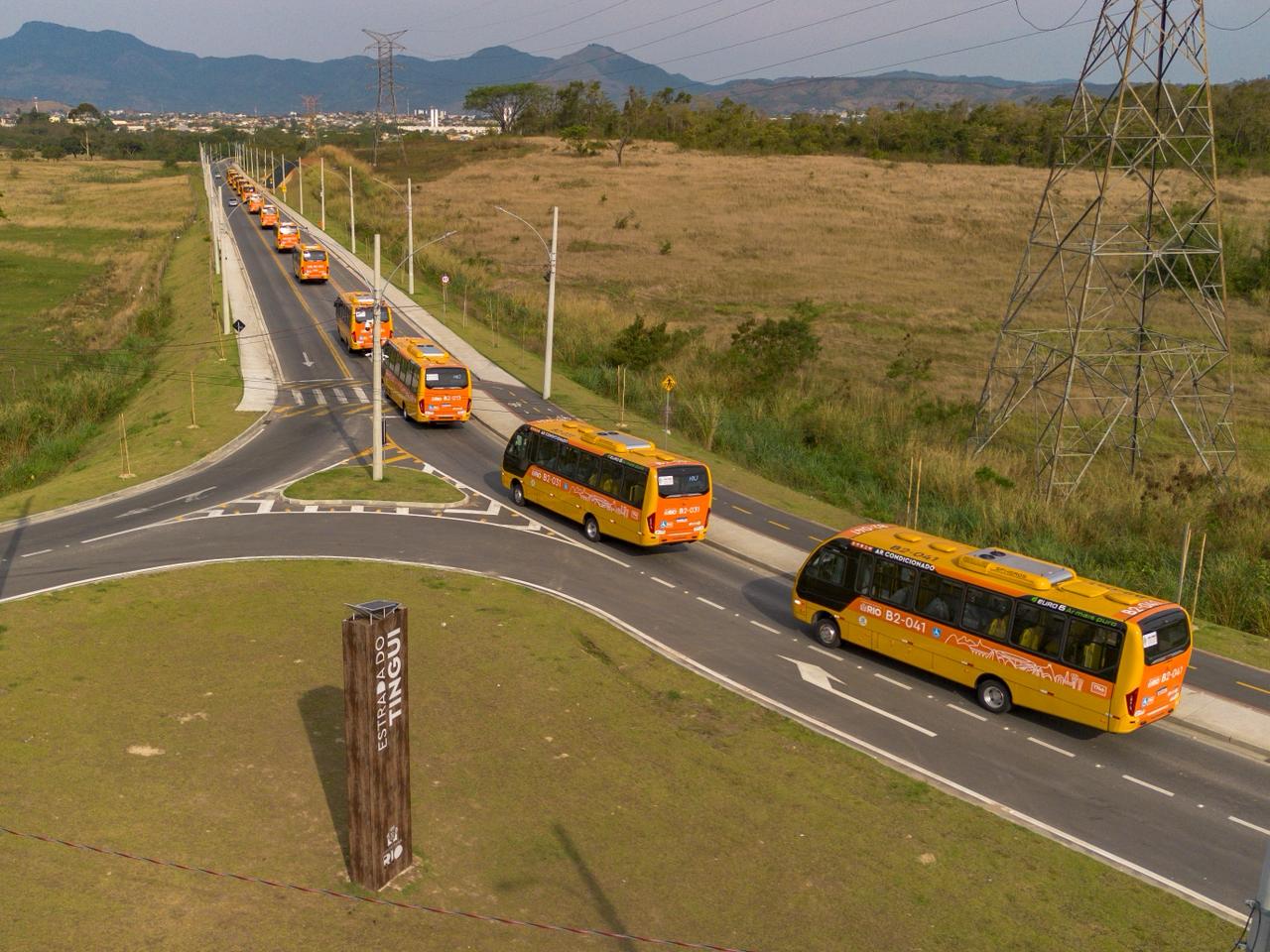 Prefeitura do Rio reforça transporte público com 54 novos ônibus em Campo Grande