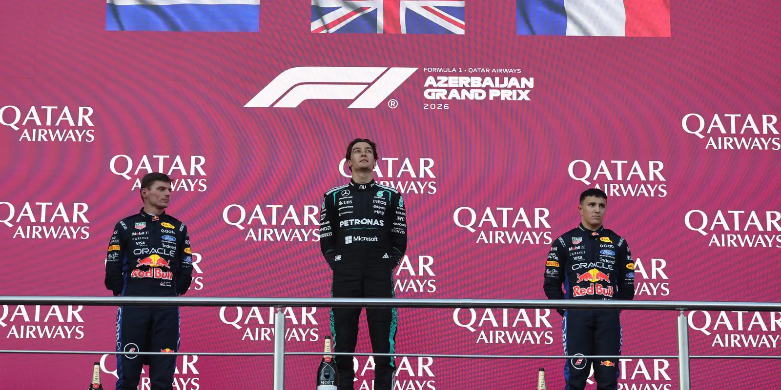 Fórmula 1: George Russell garante vitória no GP do Azerbaijão em final eletrizante