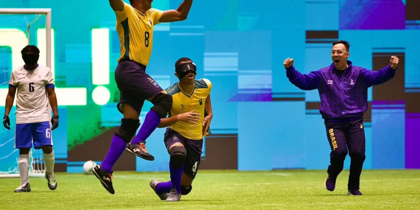 Brasil domina a Copa América de futebol de cegos e conquista o hepta invicto