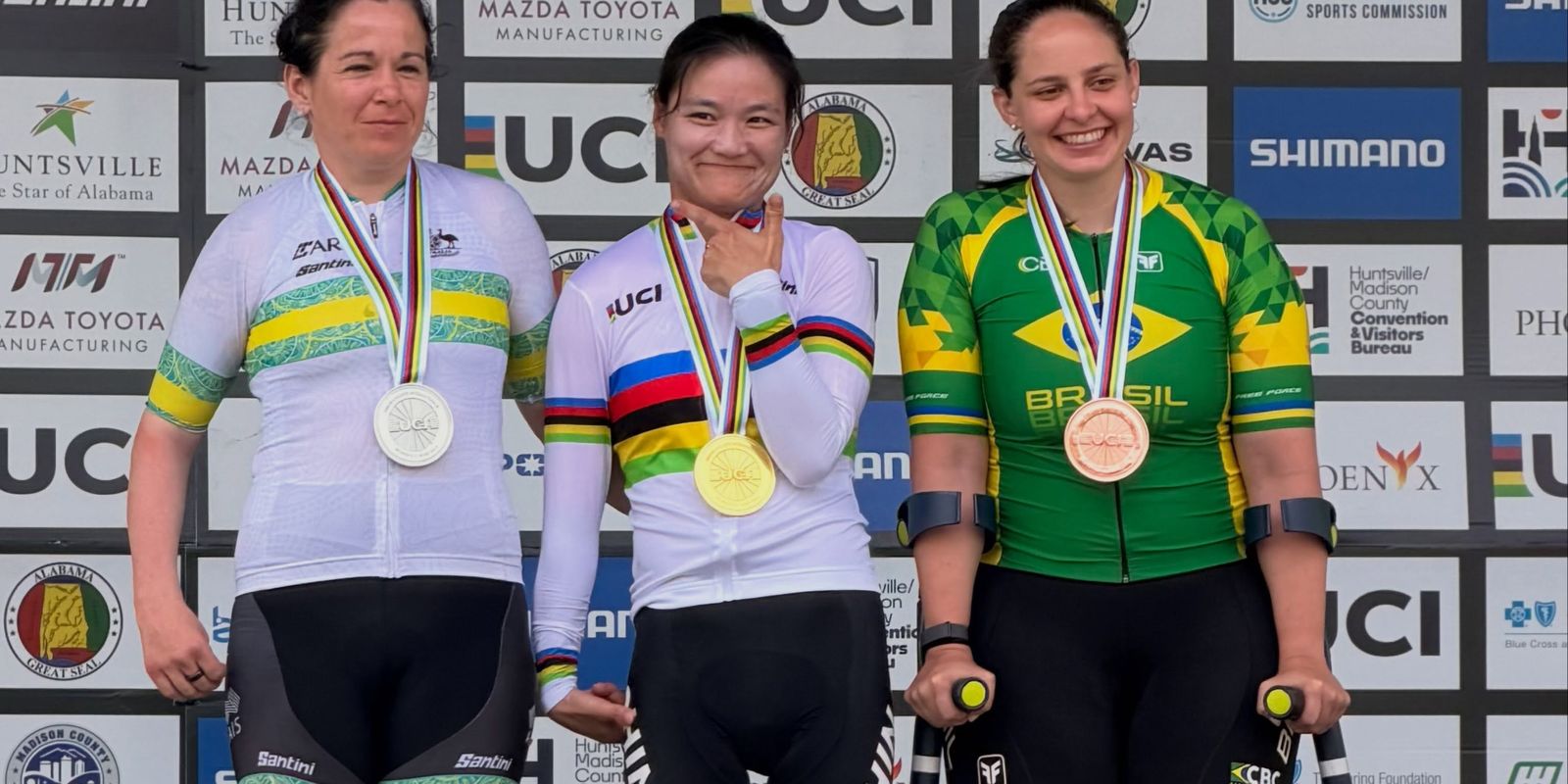 Brasil brilha e fecha Mundial de paraciclismo com 5 medalhas históricas