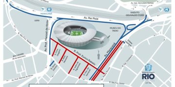 Maracanã tem trânsito alterado com interdições para o jogo entre Vasco e Boca Juniors