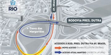 Trevo das Margaridas ganha novo acesso da Avenida Brasil para a Via Dutra neste sábado